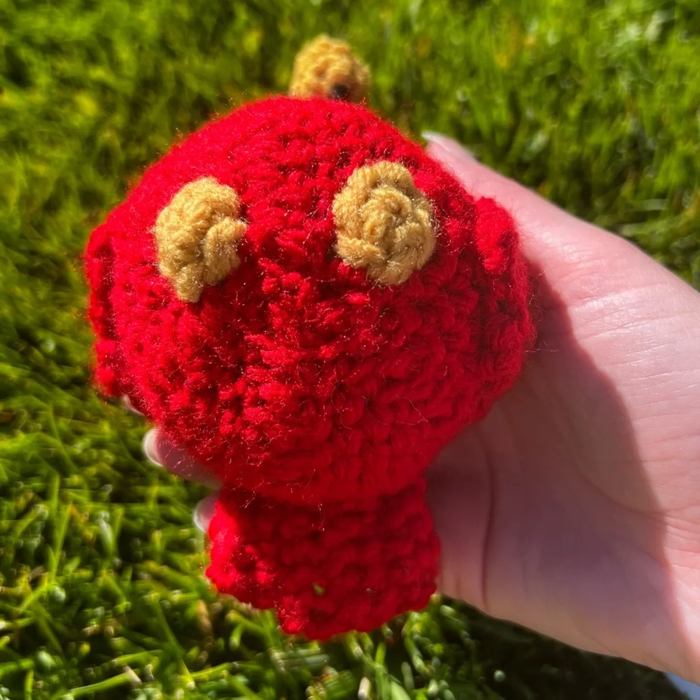 Hand Crocheted Ruby the Cardinal Stuffed Animal Plushie! - Picture 6 of 11